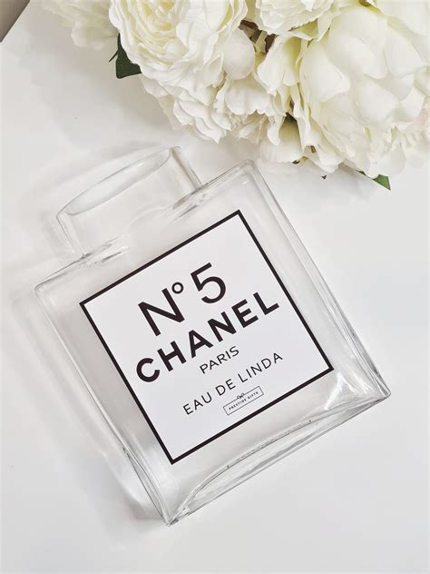 chanel perfume flower vase